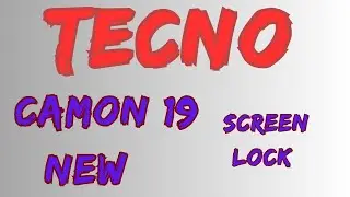 TECNO CAMON 19 NEW SCREEN LOCK REMOVE WITHOUT COMPUTER 🖥️ VERY EASY