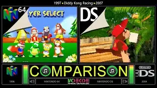 Diddy Kong Racing (Nintendo 64 vs Nintendo DS) Side by Side Comparison 