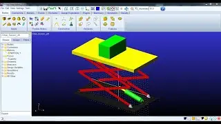 Scissor Lift Table Tutorial using MSC ADAMS