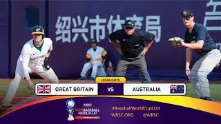 HIGHLIGHTS – Game 21 – Great Britain vs. Australia - WBSC U-23 Baseball World Cup 2024