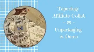 Rub-on Stickers Demo | #TAPERLOGY Affiliate Collaboration