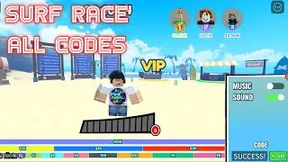 ALL NEW CODES in 🏄🏽‍♀️Surf Race! Roblox 🏄🏽‍♀️Surf Race New All Codes! Roblox
