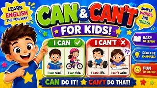 Can and Can't for Kids