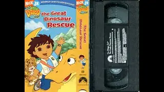 Opening/Closing to Go, Diego, Go! - The Great Dinosaur Rescue (US VHS; 2006)