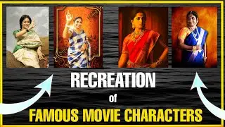 RECREATING FAMOUS MOVIE CHARECTERS || TOLLYWOOD || TRANSFORMATION || VENNELA'SWORLD