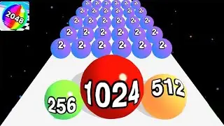 BALL RUN 2048 INFINITY GAMEPLAY 😱||  Best Score This Game ?? #veeruthegame