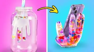 क्यूट इपोक्सी रेज़िन और 3D पेन कला || 123GO! द्वारा स्मार्ट माता-पिता के लिए DIY उपहार विचार