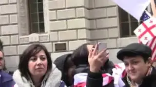 ემიგრანტთა აქცია ნიუ-იორკში