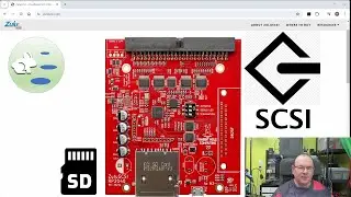SCSI mass storage device emulators that use flash memory cards