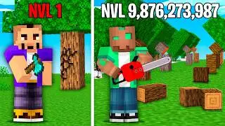 Talé 1 MILLÓN de Arboles Para Hacerme RICO en Minecraft!
