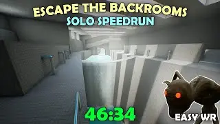 Escape The Backrooms - SOLO Speedrun (