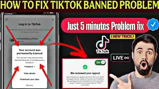 Tiktok Banned Account Dobara Kaise open Karen | Recover Permanently Banned tikTok Account ✅