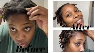 Re-twisting my own LOCS: DIY | LOC JOURNEY | Second re-twist