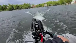 Mercury 6HP On A Bass Pro Shops Prowler 12 Jon Boat