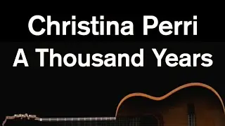 A Thousand Years - Christina Perri (Karaoke Acoustic)