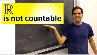 R is uncountable