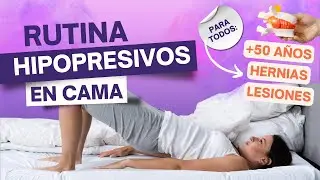 HIPOPRESIVOS EN CAMA | 15 MIN | Apto para personas con hernias, jubilados o lesionados