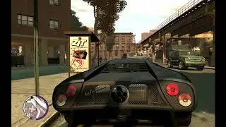 GTA4 EFLC Мы кружим по району.
