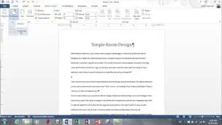 MS Word 2013 -Margins, Columns, Sections