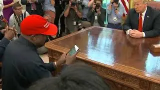 Kanye West Accidentally Reveals '000000' Phone Password During White House Visit