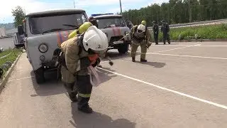 Первые соревнования по пожарному кроссфиту в Республике Алтай
