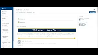 How to Import a Template in Moodle