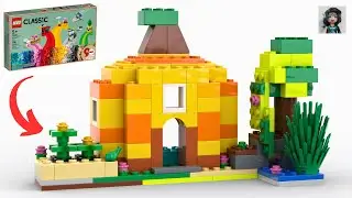 MINECRAFT PUMPKIN FARM Lego classic 11021 ideas Halloween How to build