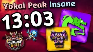 Yokai Peak SOLO Insane 13:03 | Dungeon Quest
