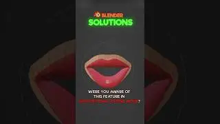 Were You Aware of This Feature in Proportional Editing Mode? #blender #3d #tutorial