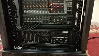 How Can Setup Mixer ahuja Amplifier And Speaker Cable Management In 18 U Cabinet 