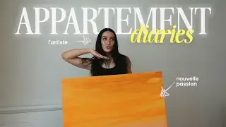 je fais mon premier tableau pour mon appartement *pinterest inspo*