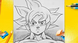 How To Draw Goku - Step by step | Goku Ultra Instinct