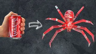How to Make Spider from Coca Cola | Amazing Toy Coca Cola