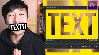 How to place VIDEO inside TEXT Easily? (Premiere Pro Tutorial)