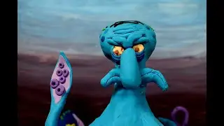 SQUIDWARD is a KRAKEN ANIMATION horror MCM
