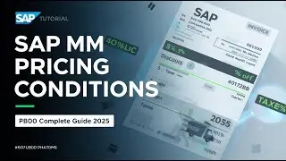 SAP MM Pricing Conditions Explained – Complete Guide (2025 Tutorial)