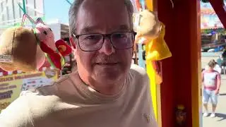 Augsburger Plärrer-Umzug 2024 - zu Gast auf dem Wagen der Schausteller