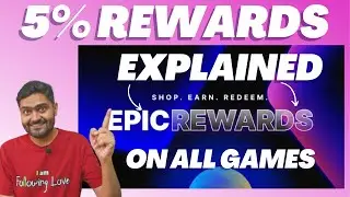 5% Rewards on Epic Games - Explained in Hindi | India🔥