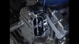 Harley Sportster - Kuryakyn Hypercharger with V&H short shots exhaust