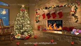 Happy Holidays TV Studio Set11-Virtual Green Screen Background Loop