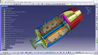 CATIA V5 Tutorial | JET ENGINE
