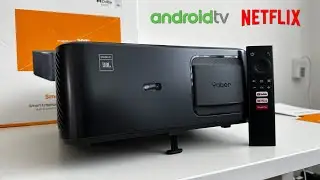 Yaber K2S Projector Review (NFC, JBL Speakers, Android TV & Netflix)!