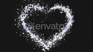 Heart Animation Particles