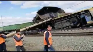 Последствия крушения 2 поездов