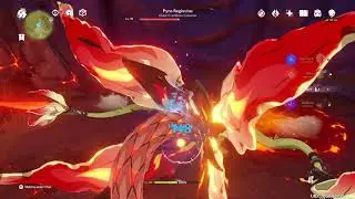 Genshin Impact - oops... pyrovine dive attack glich