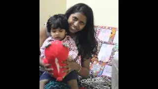 A Cute Girl with kid