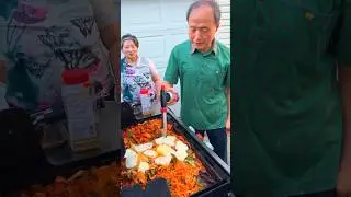 This Dak Galbi was literally 🔥#koreanfood #koreanchicken #mukbang #foodreview #kdrama