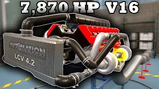 The Most Powerful V16 Engine Ever! (LCV 4.2) | Automation The Car Company Tycoon Game