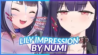 Numi saw my clip of Lily doing an impression of her and the tables have turned