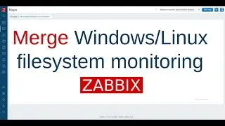 Merge Windows Linux filesystem monitoring, Zabbix